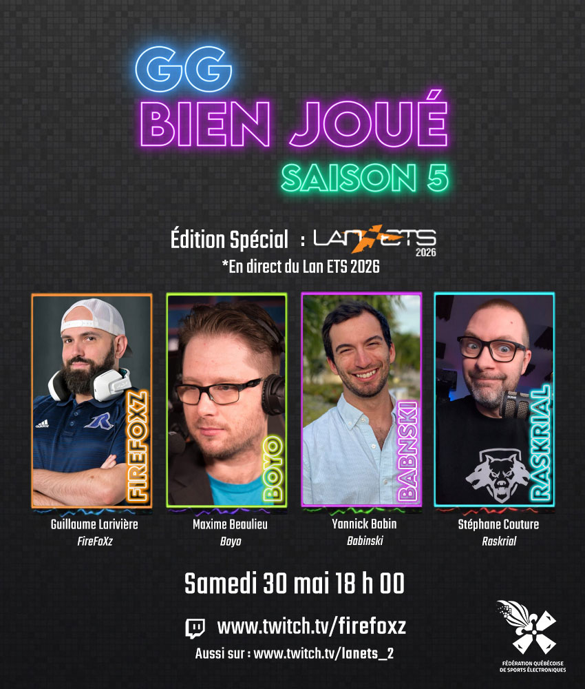 Édition spéciale de GG bien joué au LAN ETS 2026